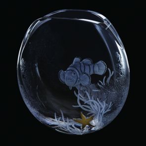 Dartington Clown Fish - Small Vase Ed: 25