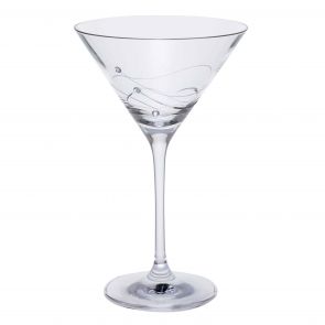 Glitz Single Martini Glass