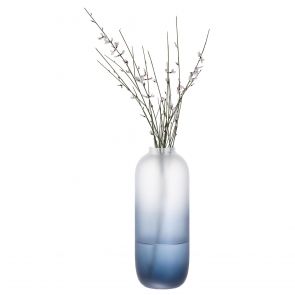 Wellness Calm Tall Blue Vase
