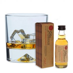Personalised Whisky Glass and 50ml Miniature Gift Set